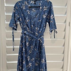 ASOS tall wrap silk dress